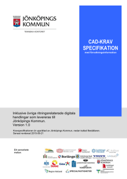CAD-KRAV SPECIFIKATION
