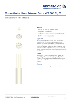 MPB30271 Indoor Flame Retardant Duct