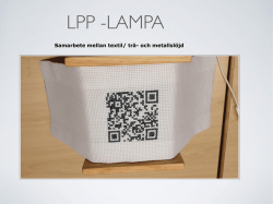 Lampa pdf - Slöjd på Framtidskompassen