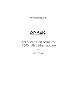 Anker 2nd Gen Astro E5 16000mAh bärbar laddare