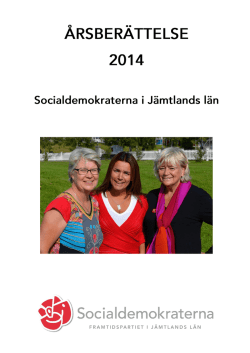Årsberättelse - Socialdemokraterna