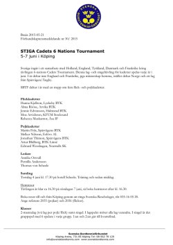 STIGA Cadets 6 Nations Tournament 5