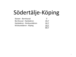 Södertälje-Köping