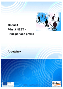 Modul 3 Förstå NEET - Principer och praxis Arbetsbok