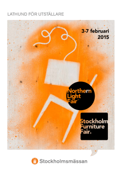 Lathund - Stockholm Furniture & Light Fair