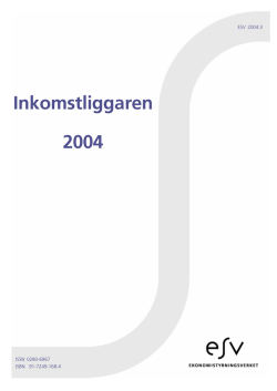 Inkomstliggaren 2004 - Ekonomistyrningsverket