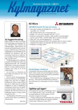 KX Micro Splittar på lager!