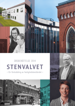 Årsberättelse 2014