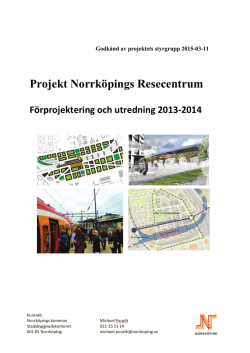 Förprojektering och utredning 2013-2014