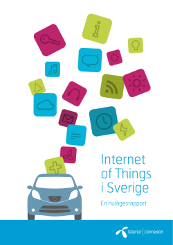 Internet of Things i Sverige