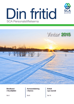 Din Fritid - Vinter 2015