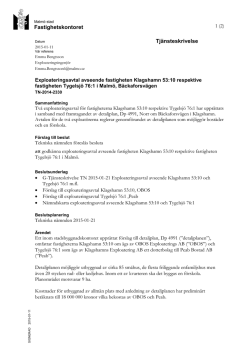 G-Tjänsteskrivelse TN 2015-01-21 Exploateringsavtal