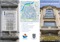l`architecture contemporaine CARCASSONNE