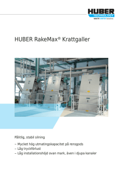 Krattgaller RakeMax - Hydropress Huber AB