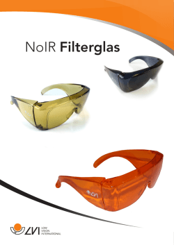 NoIR Filterglas