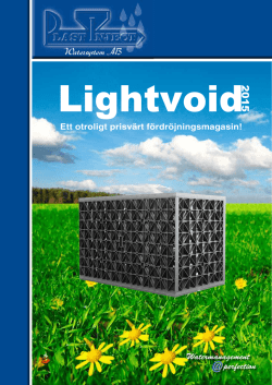 Lightvoid - Plastinject Watersystem