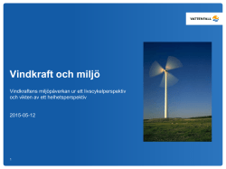 Mikael Ekhagen, Vattenfall vindkraft AB
