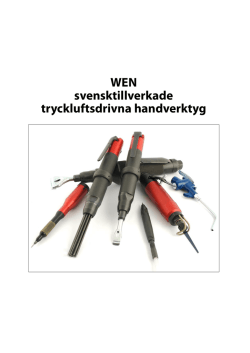 WEN svensktillverkade tryckluftsdrivna handverktyg