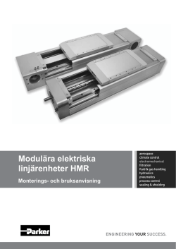 Modulära elektriska linjärenheter HMR