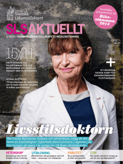 Livsstilsdoktorn - Svenska Läkaresällskapet