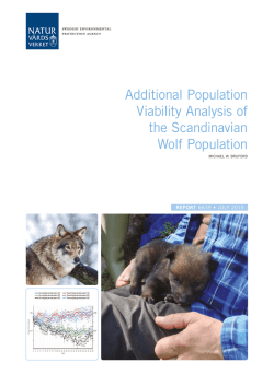 Additional Population Viability Analysis of the
