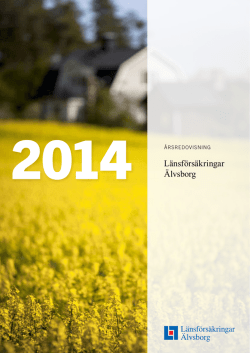 Årsredovisning 2014