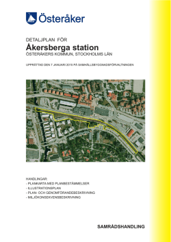 Åkersberga station - Österåkers kommun