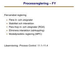 Processreglering – FY