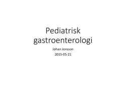 2015 maj – Johan Jonsson – Pediatrisk