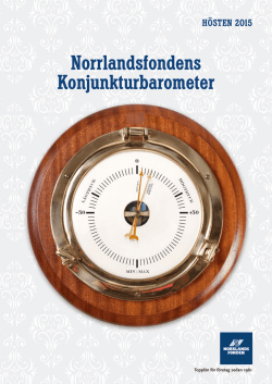Norrlandsbarometern 2015