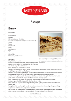 Burek - Taste Land Recept