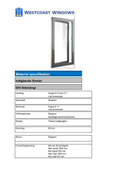 Material specifikation