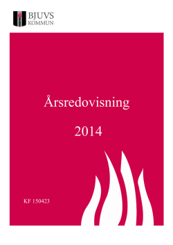 Årsredovisning 2014
