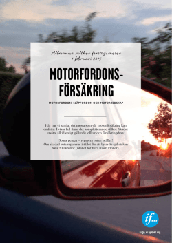 Allmänna villkor företagsmotor (8183)