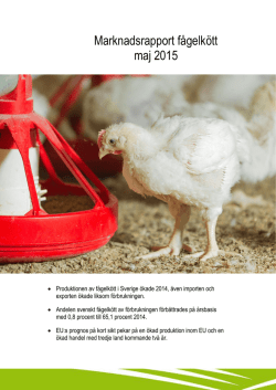 Marknadsrapport fågelkött maj 2015