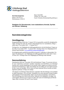 Samrådsredogörelse pdf, 488454 kB