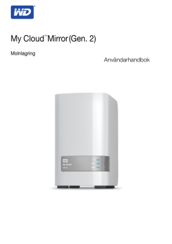 My CloudMirror Personal Storage Drive User Manual
