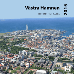 Västra Hamnen i siffror 2015