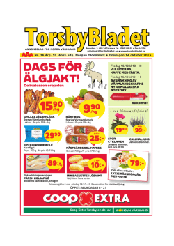 Vecka 42 - Torsbybladet