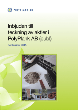 Polyplank memorandum 2015-08-27