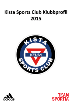 Kista SC - Klubbprofil 2015