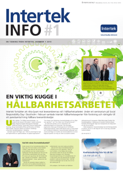 Intertek INFO 1-2015