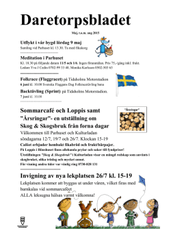 Daretorpsbladet - Landsbygdsnytt.se