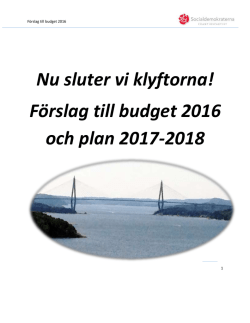 Budget 2016_ver_1.3 - Västra Götalandsregionen