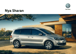 Nya Sharan - Volkswagen
