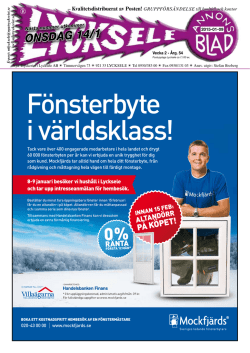 Annonsbladet vecka 02, 2015 - Nya Tryckeriet i Lycksele AB