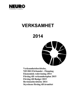 verksamhetsberättelse för 2014 (PDF-dokument
