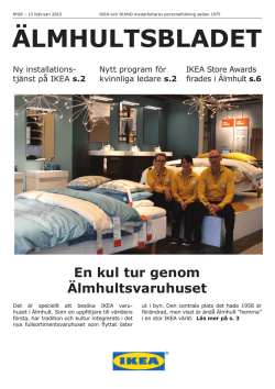 ÄLMHULTSBLADET - Textalk Weblisher
