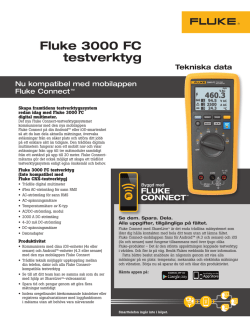Fluke 3000 Series LiNK Test Tools. The Fluke Wireless Team.