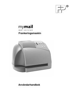 MyMail Manual - Francotyp